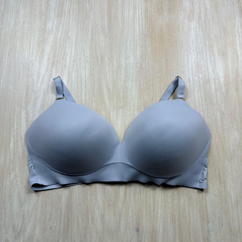 Victoria's Secret Gray Smooth Padded Wireless Full Coverage T-Shirt Bra 44D